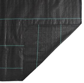 fekete PP talajtakaró membrán 4x50 m