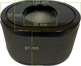 levegőszűrő Sina GV760 800 Husqvarna HV764 HV708AE 5985819-01 598581901