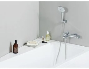 Ravak X07P233 - FLAT nyomógombos kézi zuhany, fényes króm