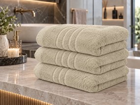 Comfort Maxi 100x200 cm krém fürdőlepedő, 100% pamut