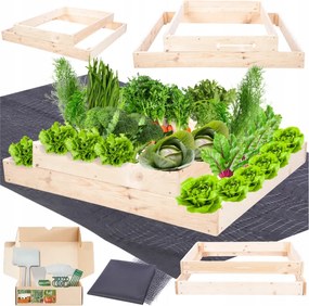 MagasĂtott ĂĄgyĂĄs lĂ©pcsĆzetes ĂĄllĂthatĂł fa zöldsĂ©ges 18x90x90