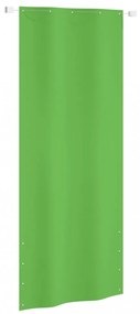 világoszöld oxford-szövet erkélyparaván 100 x 240 cm