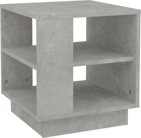 vidaXL betonszürke szerelt fa dohányzóasztal 40x40x43 cm