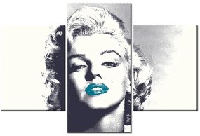 Marilyn Monroe képe- kék ajkú (90x60 cm)