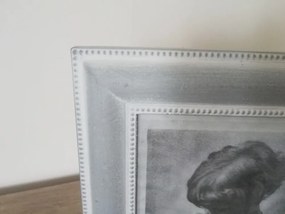 Antik hatású koptatott vintage képkeret