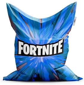 Classic babzsák Fortnite kék - gyerek, kék