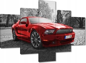 Vászonkép 100x70 Piros Ford Mustang Usa