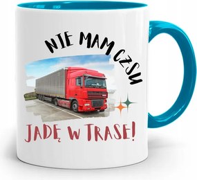 Kamionsofőrnek Tira Bögre Kék Ajándék fényképes nyomattal