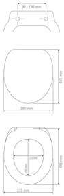 STONE - Design mintás MDF WC ülőke