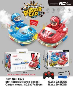 Ütköző Dodgem Játék Akkus 2 darab/ doboz