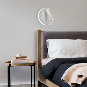 LED Fali spotlámpa IRIS LED/12W/230V 3000K fehér