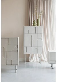 Világosszürke szekrény 70x140x40 cm Funk – White Label