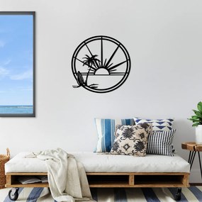 Sea fém fali dekoráció, 69×67 cm