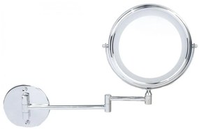 Erga Eda, LED megvilágítású sminktükör ø20 cm, króm, ERG-YKA-CH.EDA