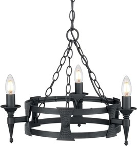 Elstead Lighting SAXON SAX3-BLK Csillár 3x60W/E14