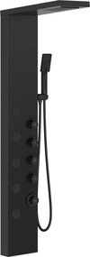 Mexen Lando zuhanypanel, fekete - 7611-04-70