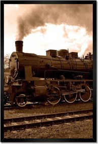 Poszterek keretben 40x60 Mozdony TR565 Wolsztyn