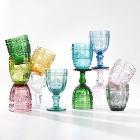 VICTORIAN vizes pohár, bordó 250 ml