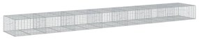horganyzott vas gabion kosár fedéllel 700 x 100 x 50 cm