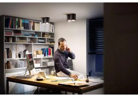 Philips - LED Dimmelhető spotlámpa Hue PILLAR 2xGU10/4,2W/230V + távirányító fekete