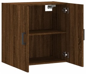 barna tölgy színű szerelt fa faliszekrény 60 x 31 x 60 cm