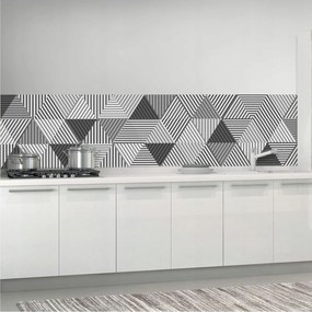 Flizelin fotótapéta Geometrikus háromszögek absztrakt háttér 250x60 +ragasztó