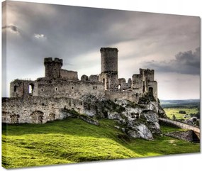 Vászonkép 40x30 Kastély a kertben