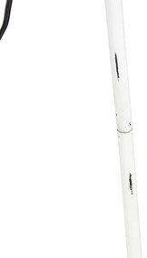 Rusztikus állólámpa háromlábú bambusz fehérrel - Canna Diamond