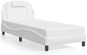 fehér ágykeret Viana LED-ekkel matrac nélkül 80 x 200 cm