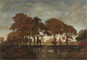 Fotótapéta Flizelin Dekoratív Hálószoba Idilli tájkép 152x104