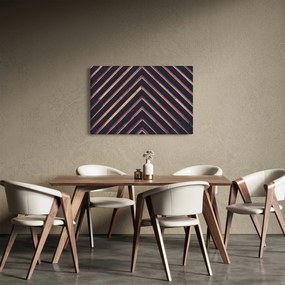 Egy fa motívum képe fekete alapon (90x60 cm)
