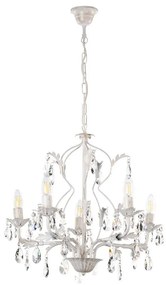 ONLI - Csillár láncon TERESA 5xE14/6W/230V fehér