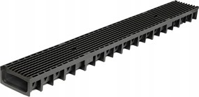 A15 lineáris vízelvezetők műanyag rácsozattal. Alacsony, teraszos, garázsos.