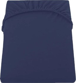 Smukee mikroszálas szatén lepedő 200 x 200 cm sötétkék