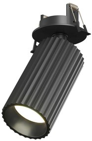 C110CL-01-GU10-B Calipso AlumĂnium SĂŒllyesztett LĂĄmpa Fekete SzĂnƱ 1 x GU10 10 W IP20