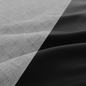 Tokio kanapéágy, fonott + műbőr, szürke - fekete