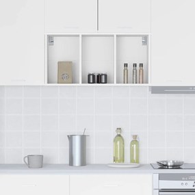 Függő szekrény polcokkal Riga Fehér 40 x 29,5 x 80 cm Faanyag