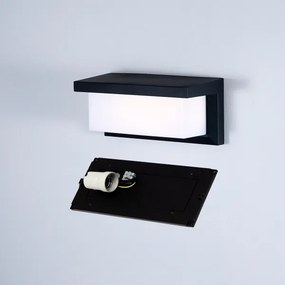 Brilagi - LED dimmelhető kültéri fali lámpa BRICKY 1xE27/6W/230V 2700-6500K IP54 fekete
