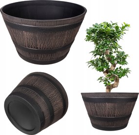 Virágtartó Kerti Virágtartó 52,5 cm Nagy Virágtartó Műanyag Kerek