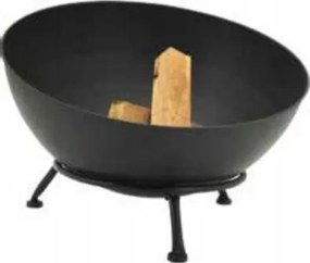 Redfire Garland Félgömb Kültéri Tűzrakó Tál Háromlábú Állvánnyal, Fekete