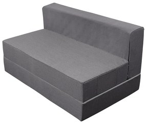 Urban Living Kihúzhatós kanapé Bedora 136x80x40 cm Szürke / szürke virág