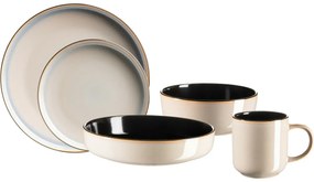 Mäser ALENIA 10 db-os étkészlet, bézs