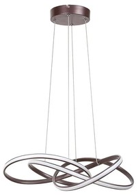 Rabalux 5692 - LED Csillár zsinóron AMBROSIO LED/40W/230V barna