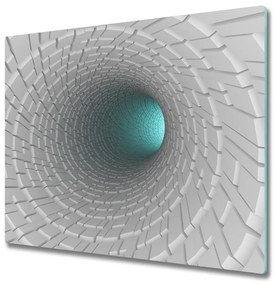Üveg vágódeszka 3D alagút 60x52 cm