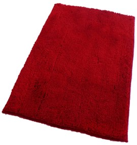 Fürdőszoba-szőnyeg COTTON Piros - Piros / 60 x 100 cm
