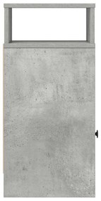 betonszürke éjjeliszekrény fiókkal 25 x 31 x 66 cm
