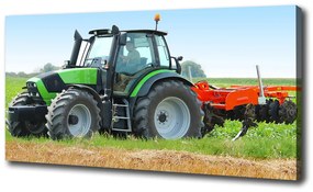 Vászonkép falra Traktor a pályán oc-71871011