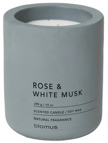 Fraga illatgyertya M, rózsa és fehérpézsma illat szürke