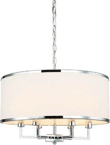 ORLOR80216 CASA Ernyős Függesztett Lámpa Fehér, Króm E14 IP20