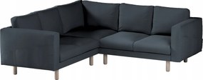 Dekoria Norsborg 4 személyes sarokkanapé huzat Ikea kék